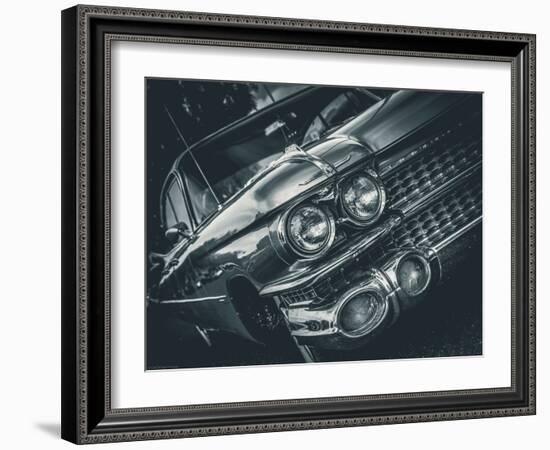 Vintage Retro American Car-David Challinor-Framed Photographic Print