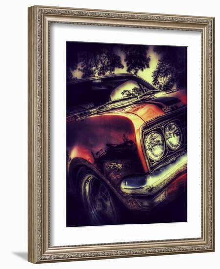 Vintage Retro American Car-David Challinor-Framed Photographic Print