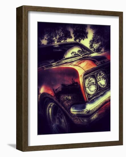 Vintage Retro American Car-David Challinor-Framed Photographic Print