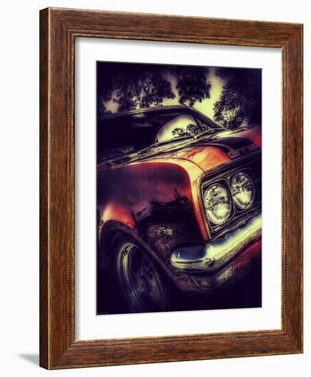 Vintage Retro American Car-David Challinor-Framed Photographic Print