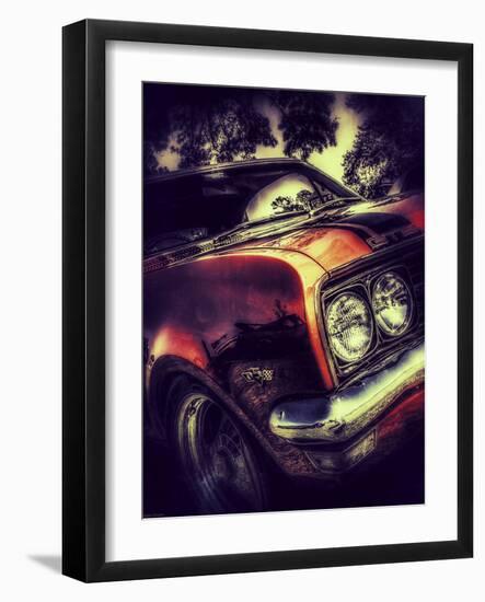 Vintage Retro American Car-David Challinor-Framed Photographic Print