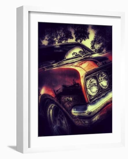 Vintage Retro American Car-David Challinor-Framed Photographic Print