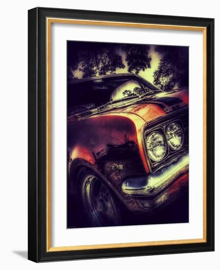 Vintage Retro American Car-David Challinor-Framed Photographic Print