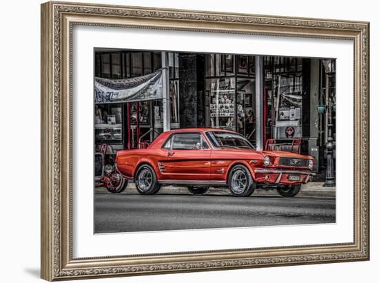 Vintage Retro American Car-David Challinor-Framed Photographic Print