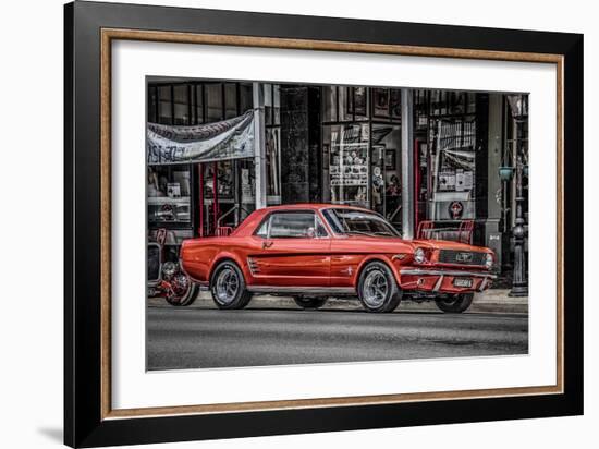 Vintage Retro American Car-David Challinor-Framed Photographic Print