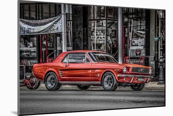 Vintage Retro American Car-David Challinor-Mounted Photographic Print