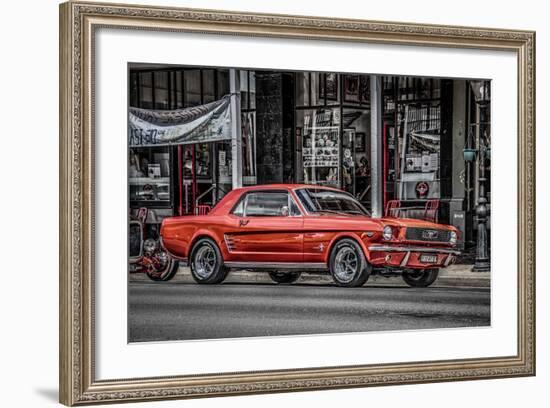 Vintage Retro American Car-David Challinor-Framed Photographic Print