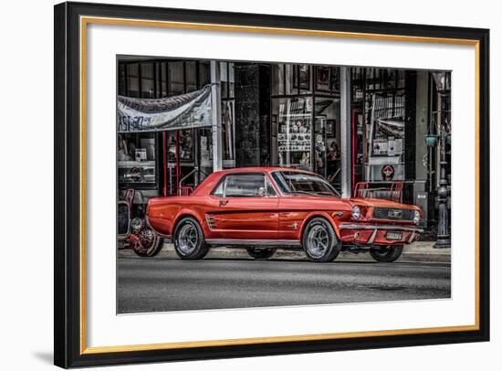 Vintage Retro American Car-David Challinor-Framed Photographic Print