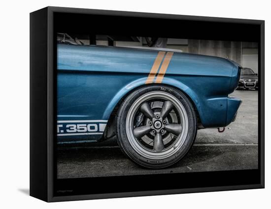 Vintage Retro American Car-David Challinor-Framed Premier Image Canvas