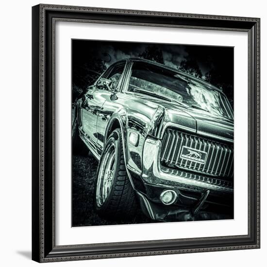 Vintage Retro American Car-David Challinor-Framed Photographic Print