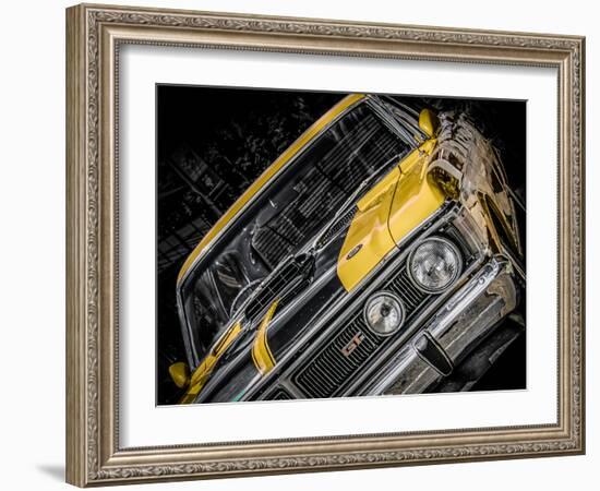 Vintage Retro American Car-David Challinor-Framed Photographic Print