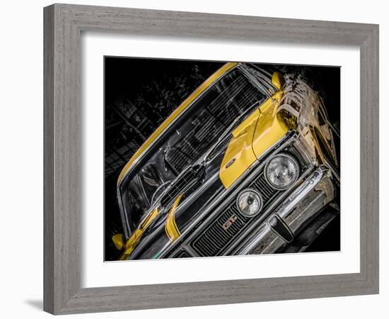 Vintage Retro American Car-David Challinor-Framed Photographic Print