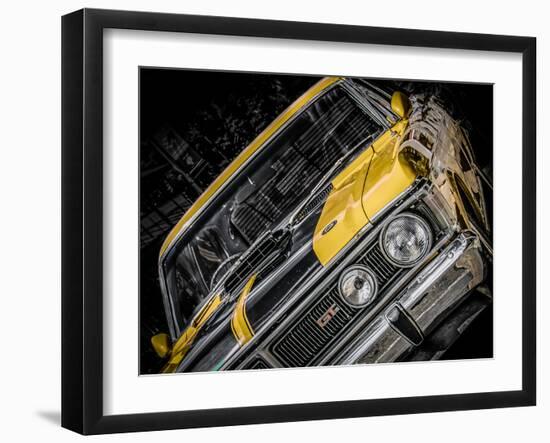 Vintage Retro American Car-David Challinor-Framed Photographic Print