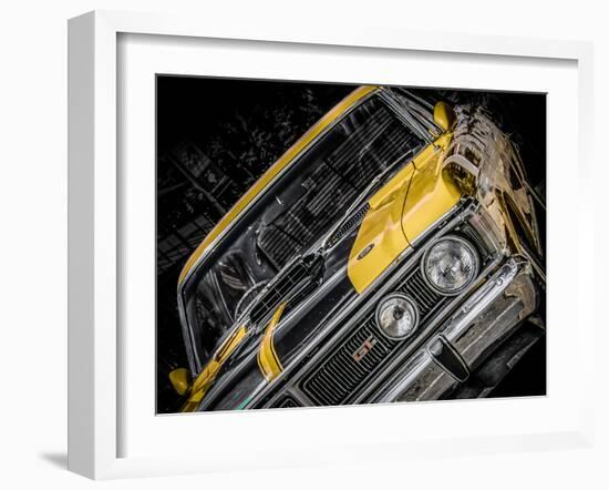 Vintage Retro American Car-David Challinor-Framed Photographic Print