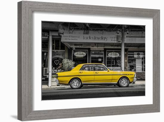 Vintage Retro American Car-David Challinor-Framed Photographic Print