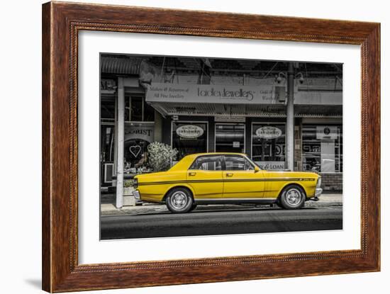 Vintage Retro American Car-David Challinor-Framed Photographic Print