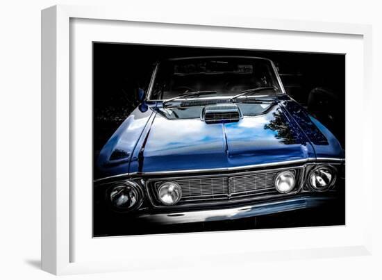 Vintage Retro American Car-David Challinor-Framed Photographic Print