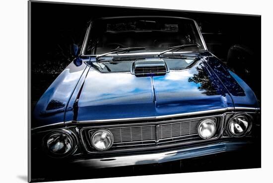 Vintage Retro American Car-David Challinor-Mounted Photographic Print