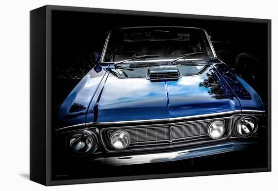 Vintage Retro American Car-David Challinor-Framed Premier Image Canvas