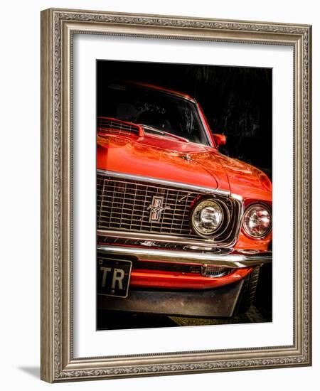 Vintage Retro American Car-David Challinor-Framed Photographic Print