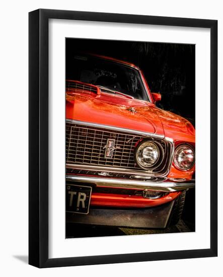 Vintage Retro American Car-David Challinor-Framed Photographic Print