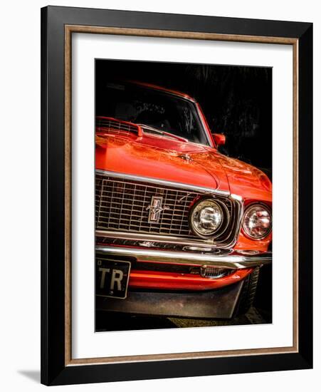 Vintage Retro American Car-David Challinor-Framed Photographic Print