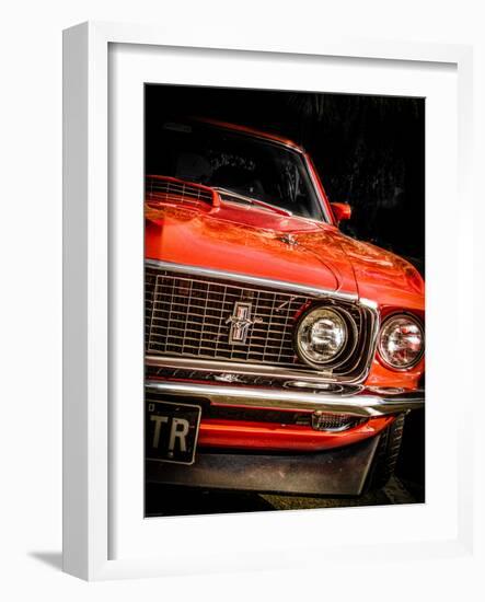 Vintage Retro American Car-David Challinor-Framed Photographic Print