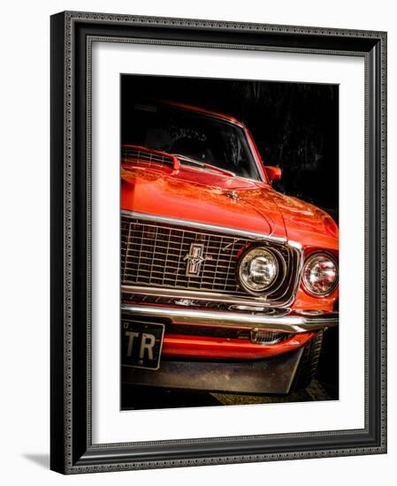 Vintage Retro American Car-David Challinor-Framed Photographic Print