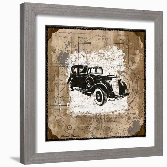 Vintage Ride II-Michael Marcon-Framed Art Print