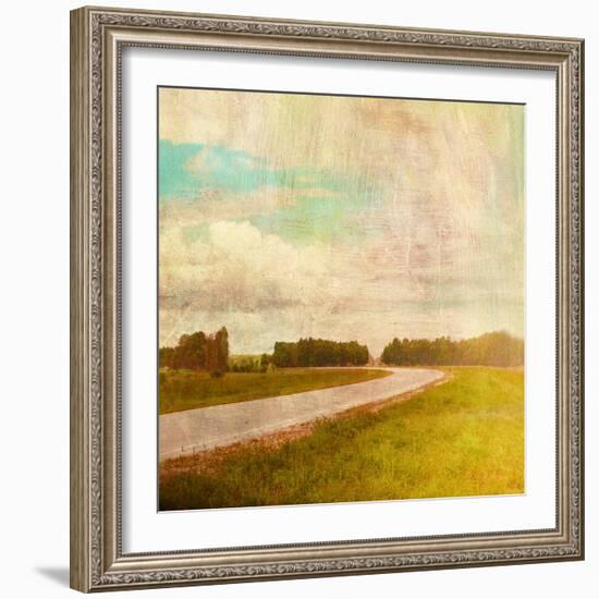 Vintage Road-Anna Polanski-Framed Art Print