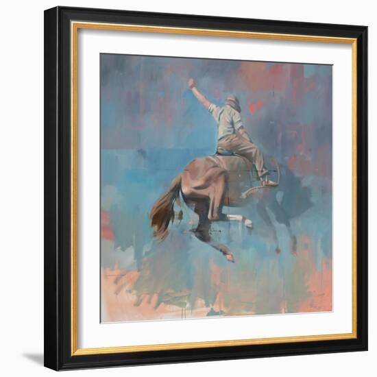 Vintage Rodeo-Peter Hawkins-Framed Giclee Print