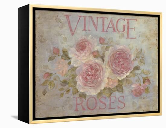 Vintage Rose-Debi Coules-Framed Stretched Canvas