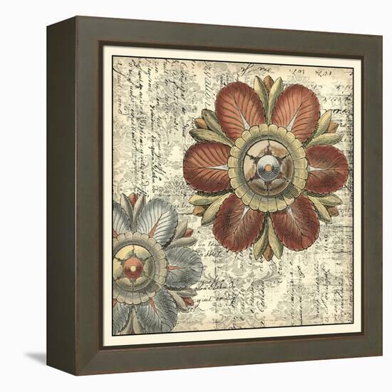 Vintage Rosette II-Vision Studio-Framed Stretched Canvas