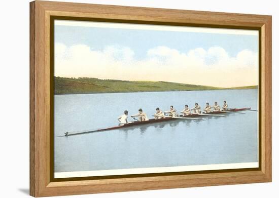 Vintage Rowing Crew-null-Framed Stretched Canvas