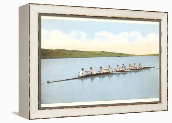 Vintage Rowing Crew-null-Framed Stretched Canvas