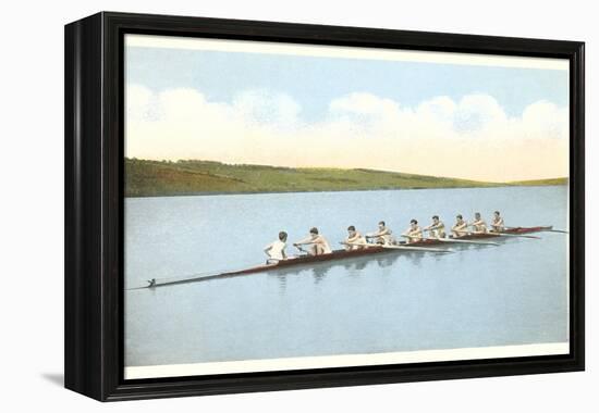 Vintage Rowing Crew-null-Framed Stretched Canvas