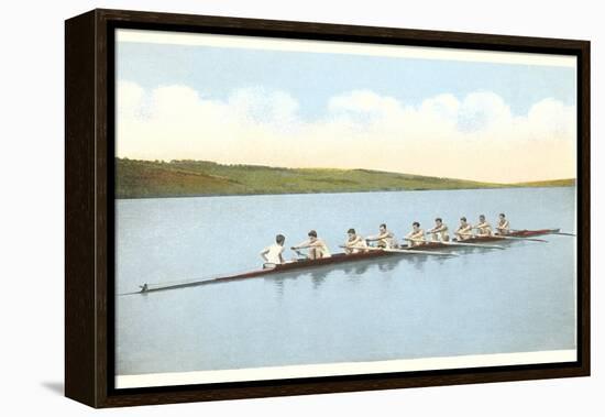 Vintage Rowing Crew-null-Framed Stretched Canvas