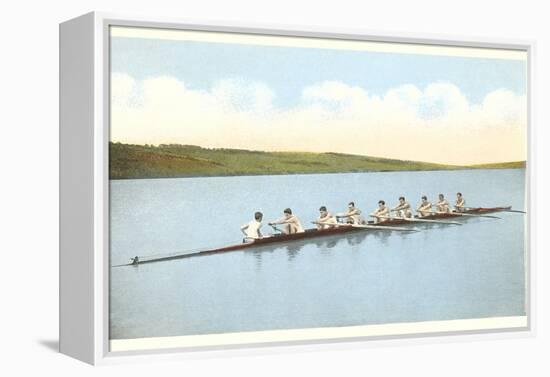 Vintage Rowing Crew-null-Framed Stretched Canvas