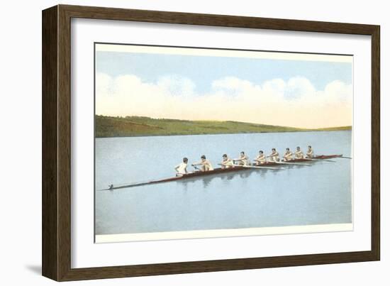Vintage Rowing Crew--Framed Art Print