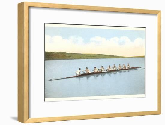 Vintage Rowing Crew-null-Framed Art Print