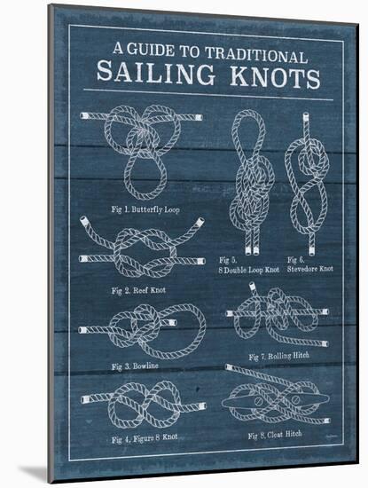 Vintage Sailing Knots I-Mary Urban-Mounted Art Print