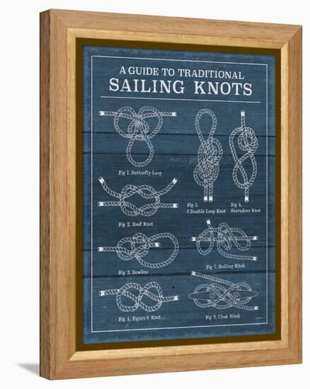 Vintage Sailing Knots I-Mary Urban-Framed Stretched Canvas