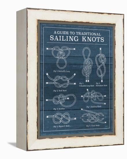 Vintage Sailing Knots I-Mary Urban-Framed Stretched Canvas