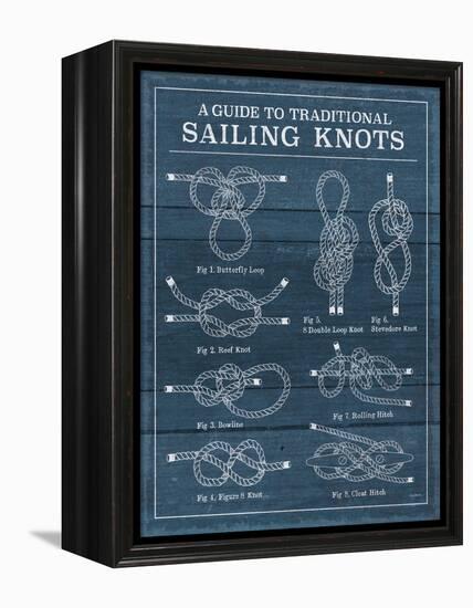 Vintage Sailing Knots I-Mary Urban-Framed Stretched Canvas