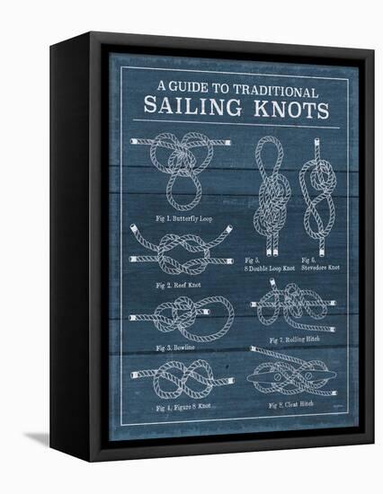 Vintage Sailing Knots I-Mary Urban-Framed Stretched Canvas