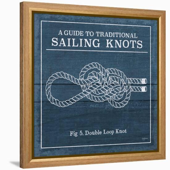 Vintage Sailing Knots V-Mary Urban-Framed Stretched Canvas