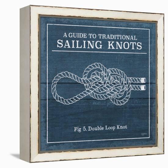 Vintage Sailing Knots V-Mary Urban-Framed Stretched Canvas