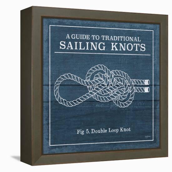 Vintage Sailing Knots V-Mary Urban-Framed Stretched Canvas