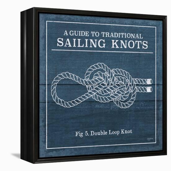 Vintage Sailing Knots V-Mary Urban-Framed Stretched Canvas