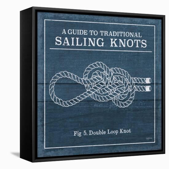 Vintage Sailing Knots V-Mary Urban-Framed Stretched Canvas